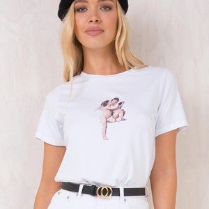 PRINCESS POLLY LITTLE ANGEL CHERUB GRAPHIC TEE
